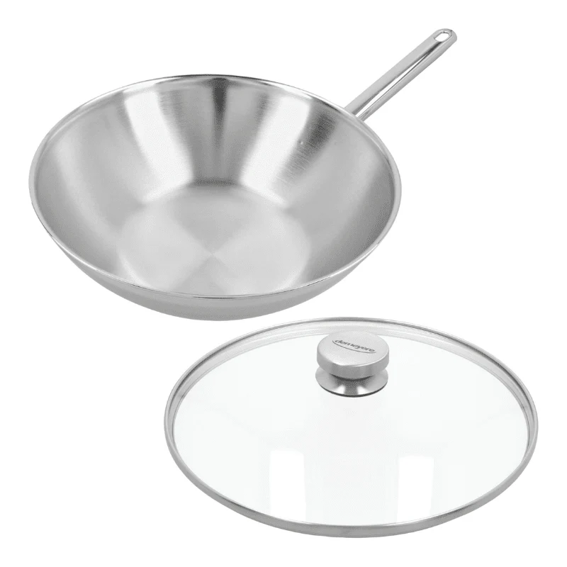 Demeyere – Apollo 7 – Wok 30 cm + free glass lid