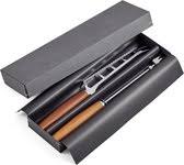 TRIANGLE Sense kaasmessen set lemmet 13cm voor zachte kazen met fraai FSC houten heft