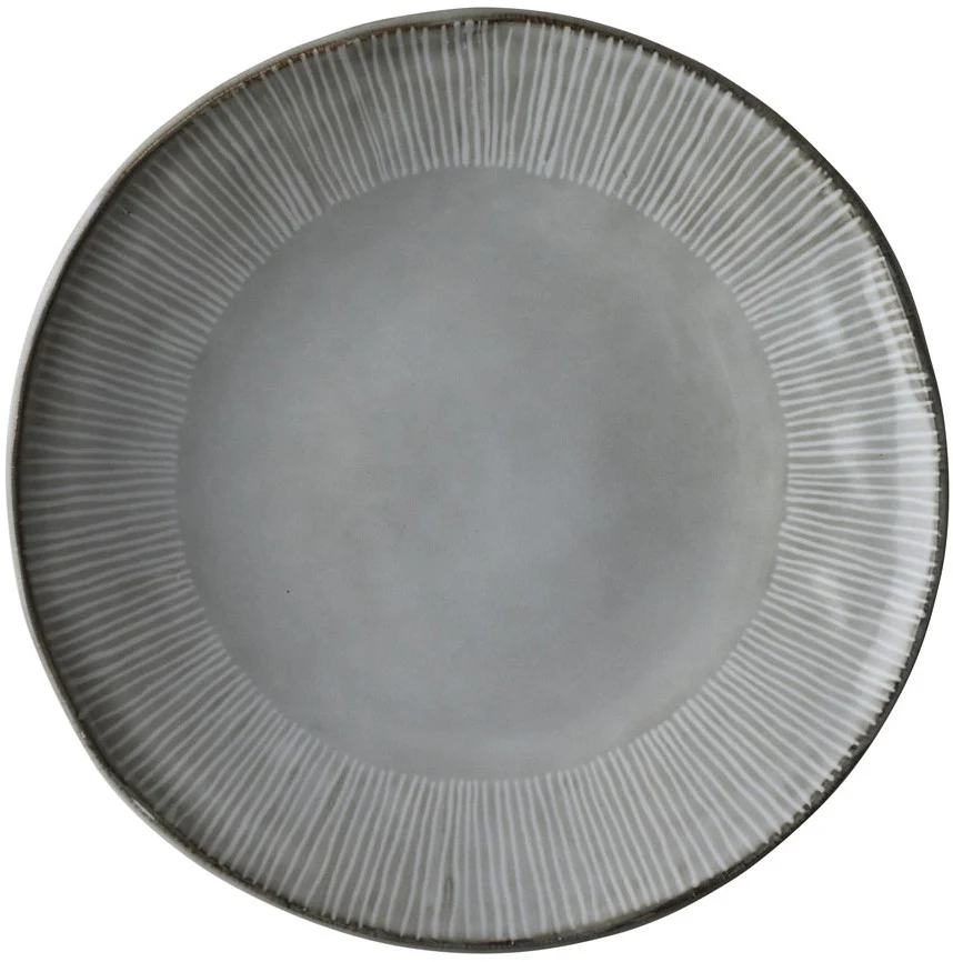 Dutch Rose Bord 21,5 cm Licht Grijs