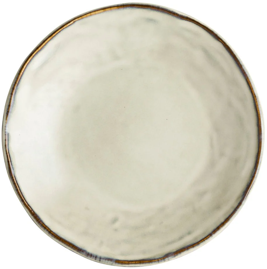 Dutch Rose Bord Plat 17 cm Creme