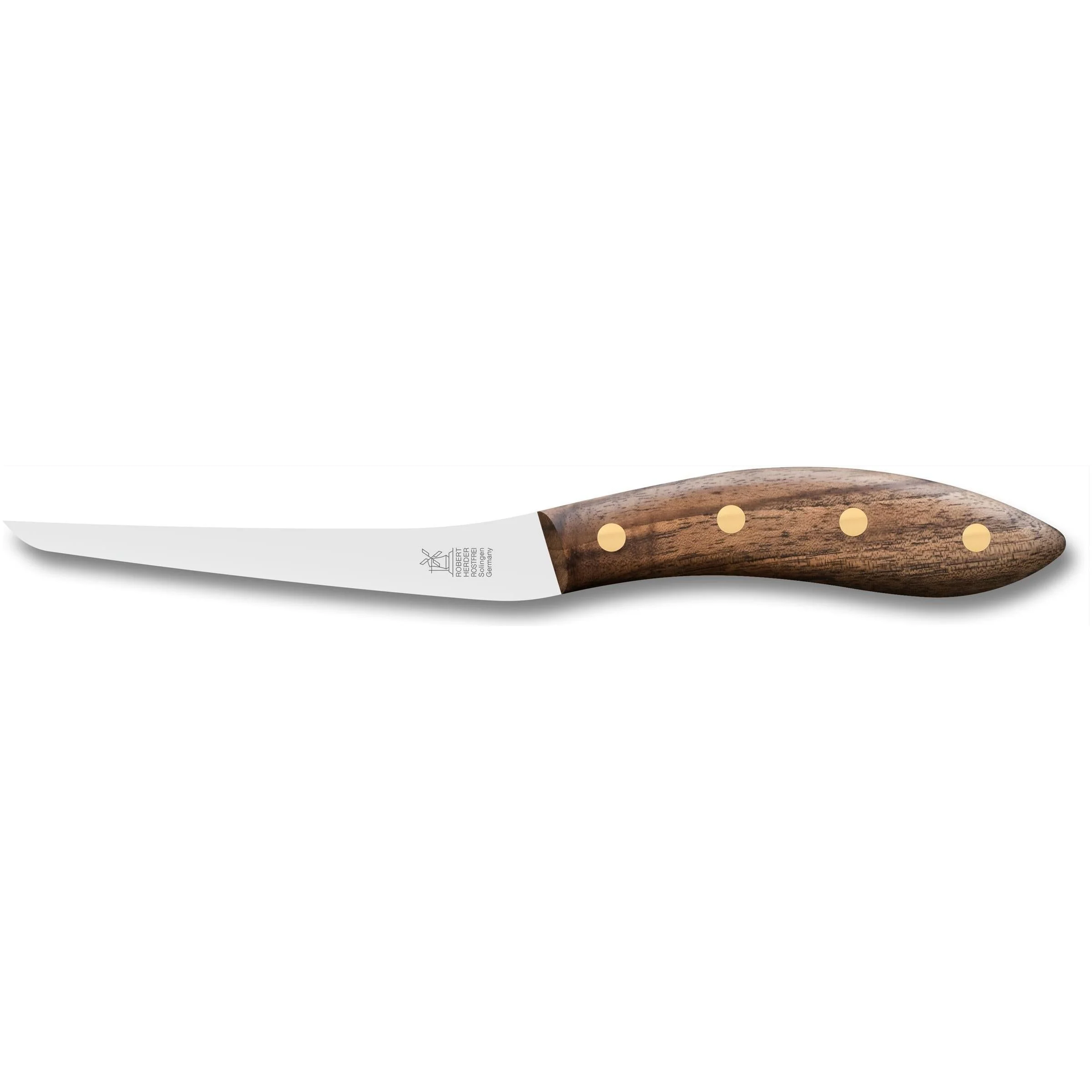 ROBERT HERDER Edwin Vinke’s special flexibel fileermes 13cm met FSC walnotenhouten heft