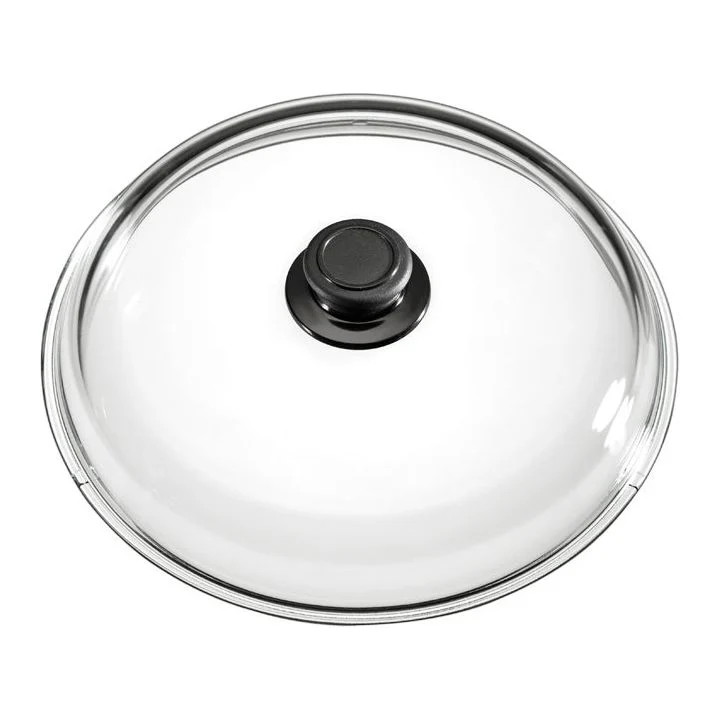 EUROLUX glazen deksel met knop 32 cm
