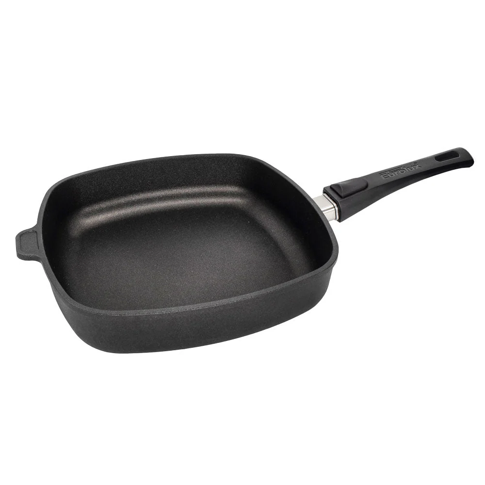 EUROLUX hapjespan met afneembare steel 24x24x6,5cm flex-inductie / combizone Bosch, Miele en Siemens Compatible
