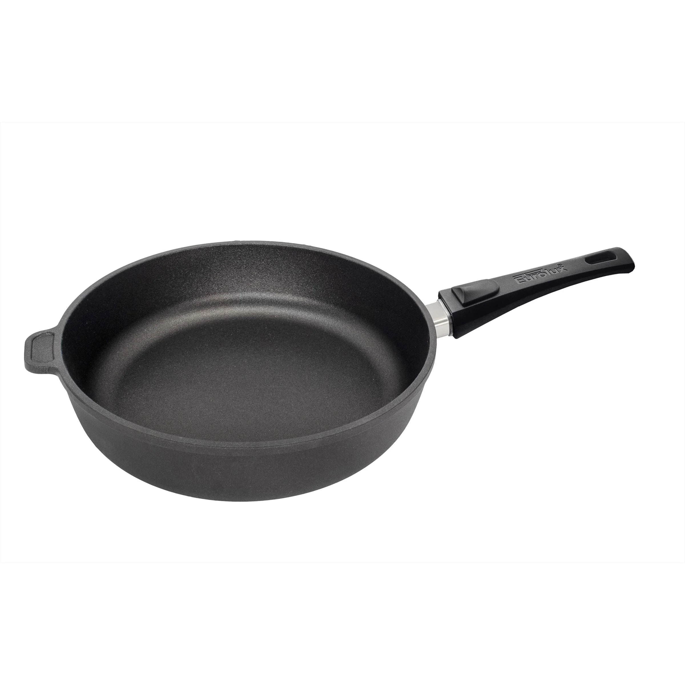 EUROLUX hapjes- koekenpan met afneembare steel diameter 26cm hoog 7cm flex-inductie / combizone Bosch, Miele en Siemens Compatible