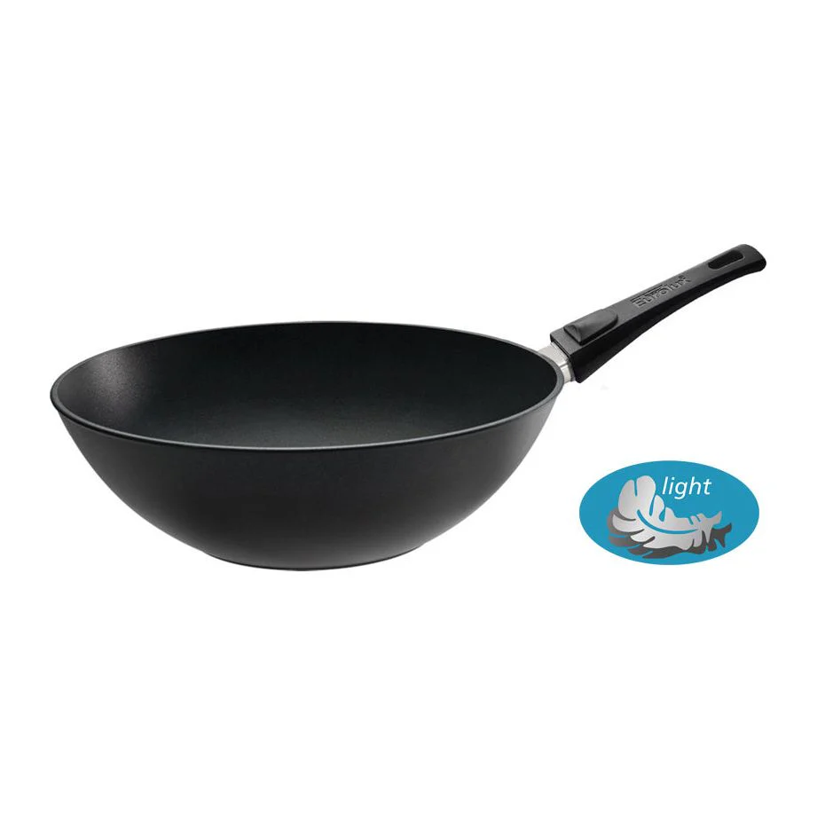 EUROLUX-light wok met afneembare steel diameter 30cm flex-inductie / combizone Bosch, Miele en Siemens Compatible EUROLUX-light wok met afneembare steel diameter 30cm flex-inductie / combizone Bosch, Miele en Siemens Compatible