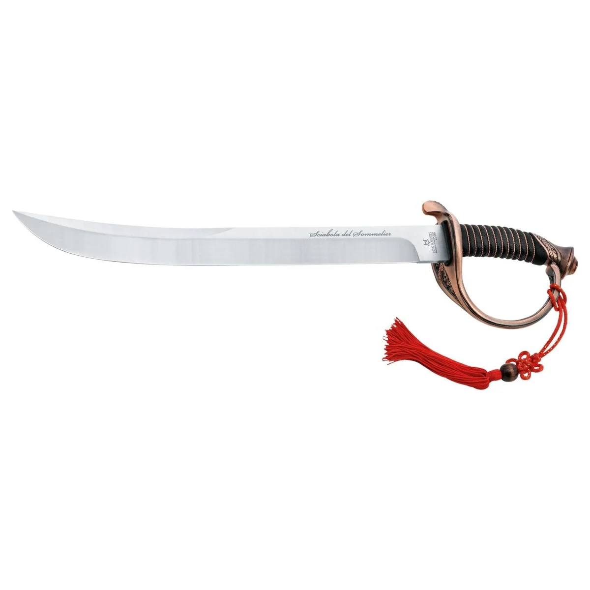 Foxknives Sommelier’s Sabre Champagne Sabrage Sword Houten display case