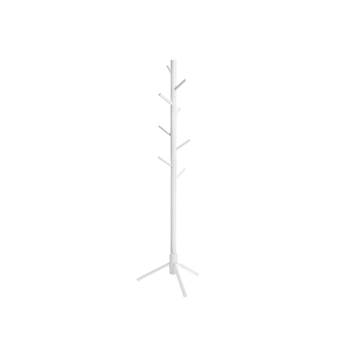 Kapstok met 8 haken – Verstelbare hoogte – Massief hout – 15 kg draagvermogen