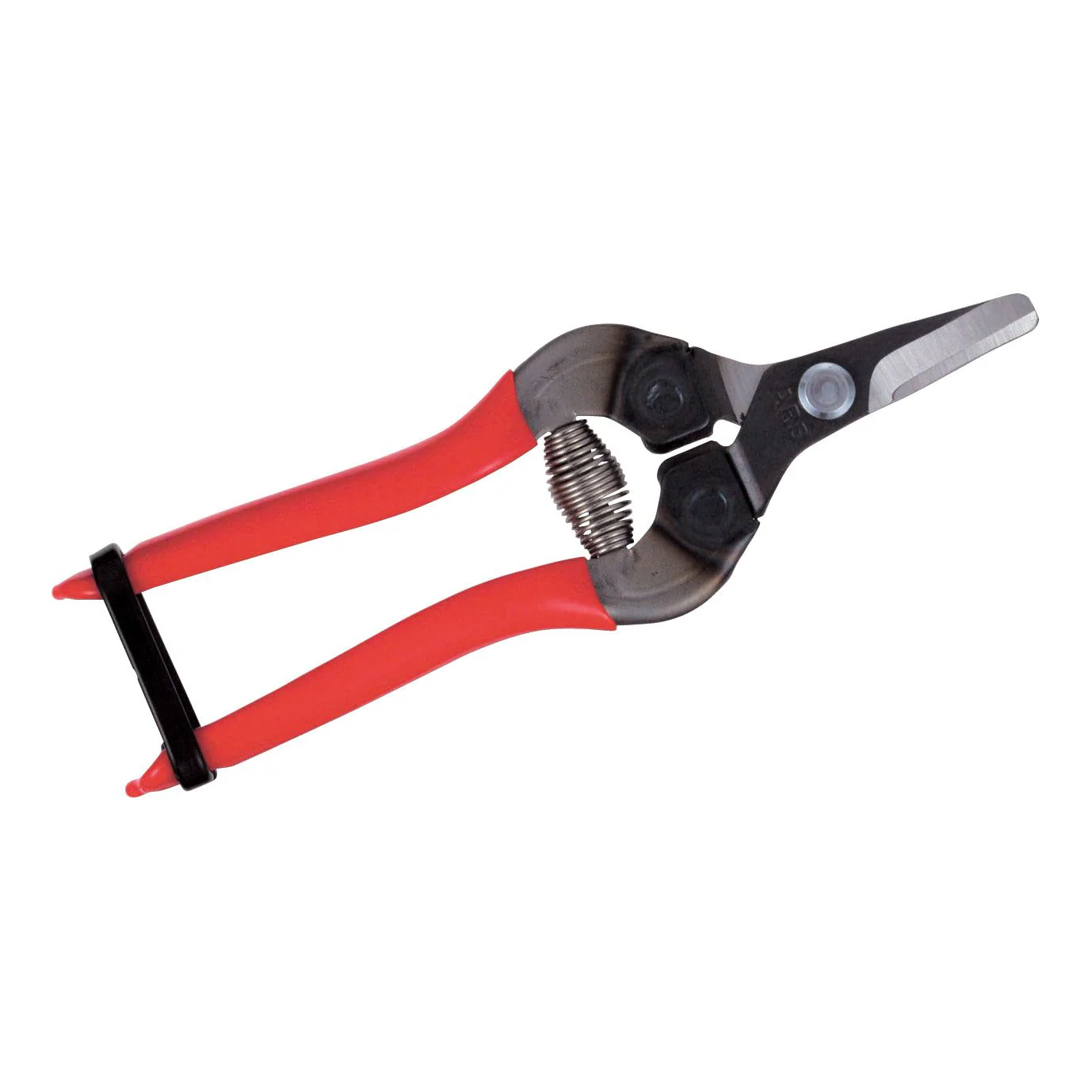ARS 310 Fruit- bloemen- groente- schaar 16cm korte bek gebogen met rood heft