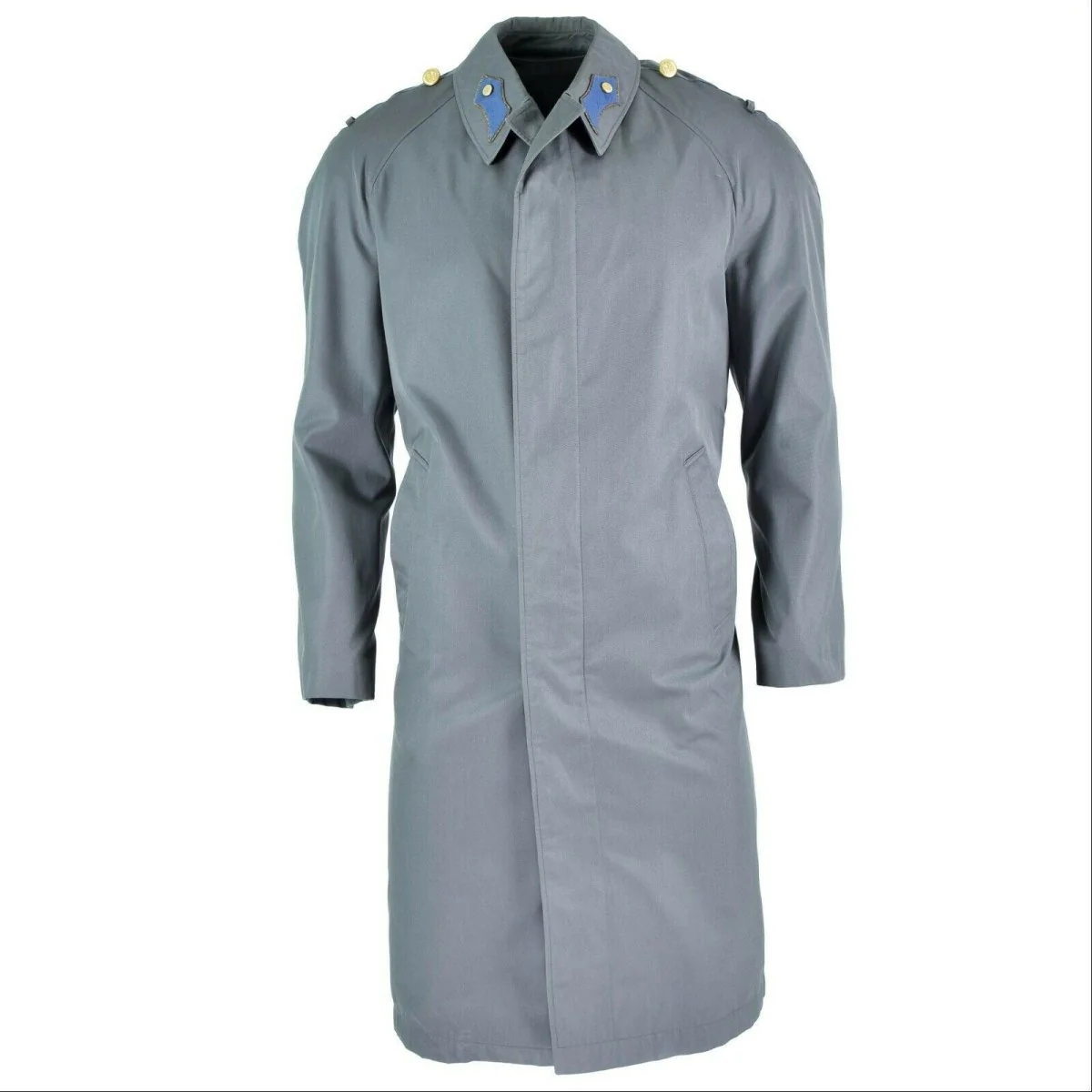 Echte Oostenrijkse legerjas trenchcoat militaire kwestie Long grijze jas