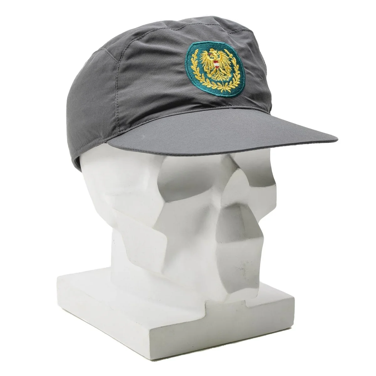 Echte Oostenrijks militair grijs Goretex Army Cap Foldable Oorflaps Hoofdkleding Nieuw