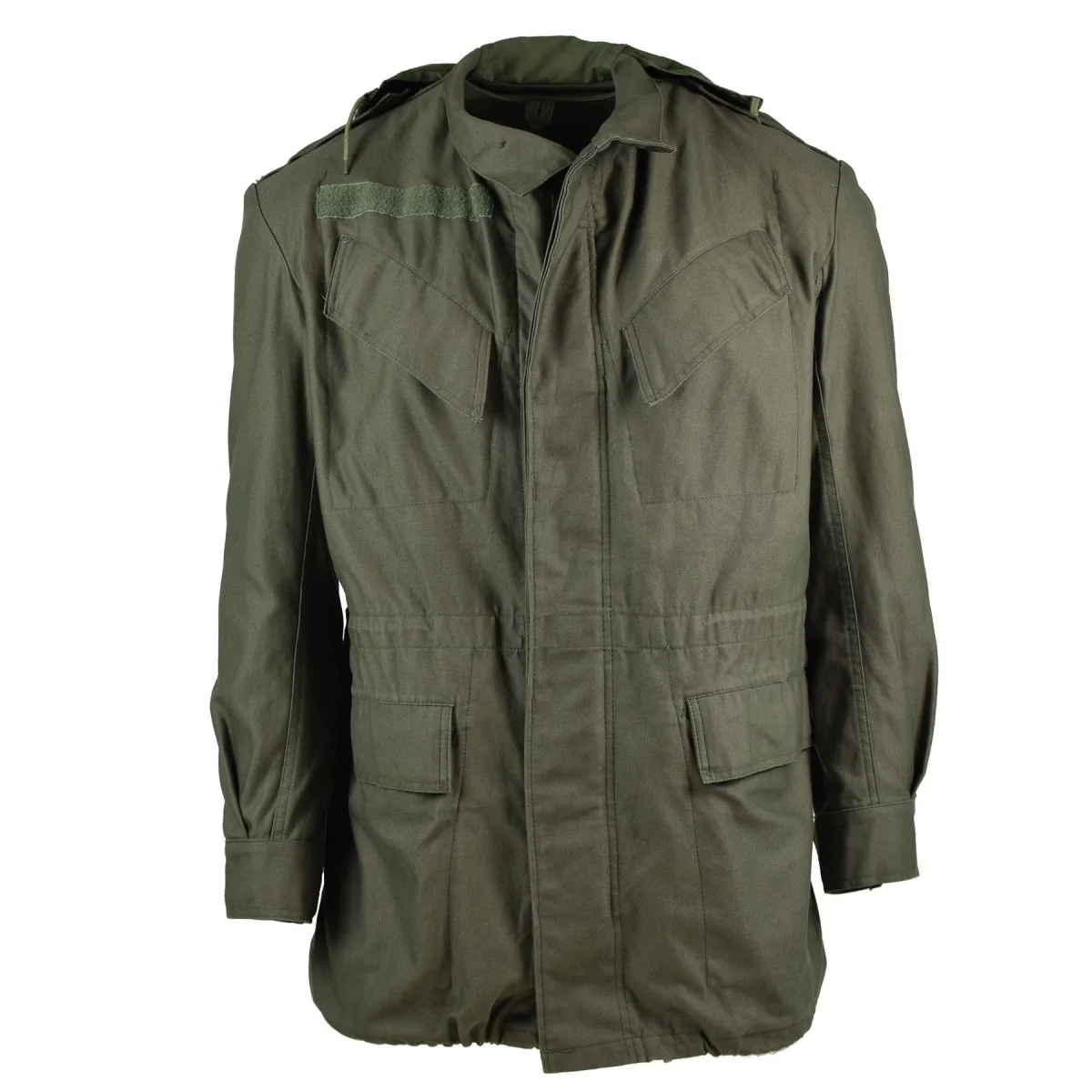 Echte Belgische legerveldjack M64 Militair katoen waterdichte parka olijf nieuw