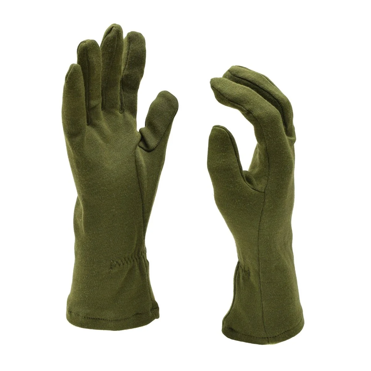 Echte Britse legerhandschoenen olijfhandwarmers brandbestendige vezelhandschoenen nieuw