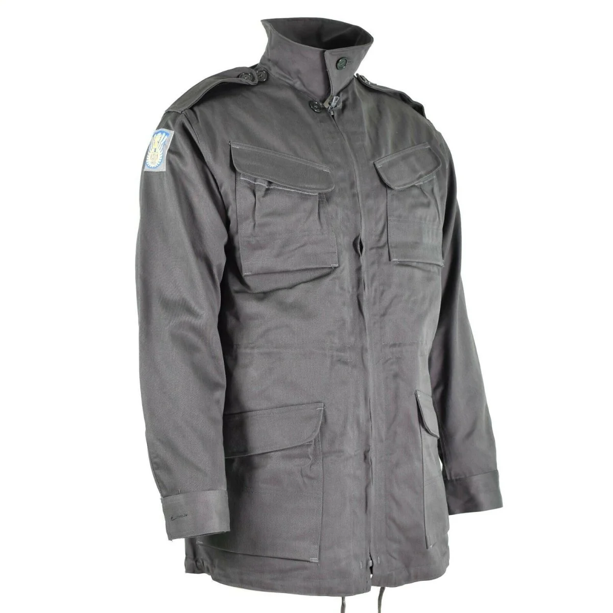 Echt Deense leger gevechtsjack m71 Denemarken militair grijs veld surplus nieuw