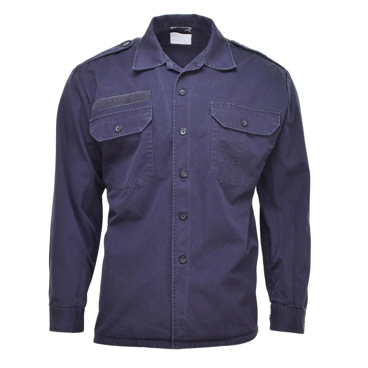 Echt Nederlands leger shirts lange mouwen uniform jas marineblauw militair surplus