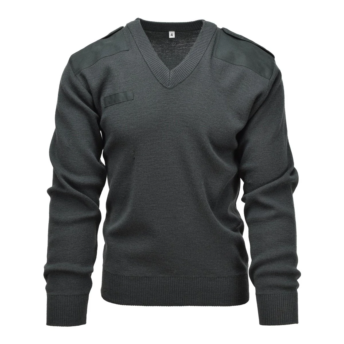 Echte Nederlandse leger trui pullover commando jumper v-neck pullover donkergroen