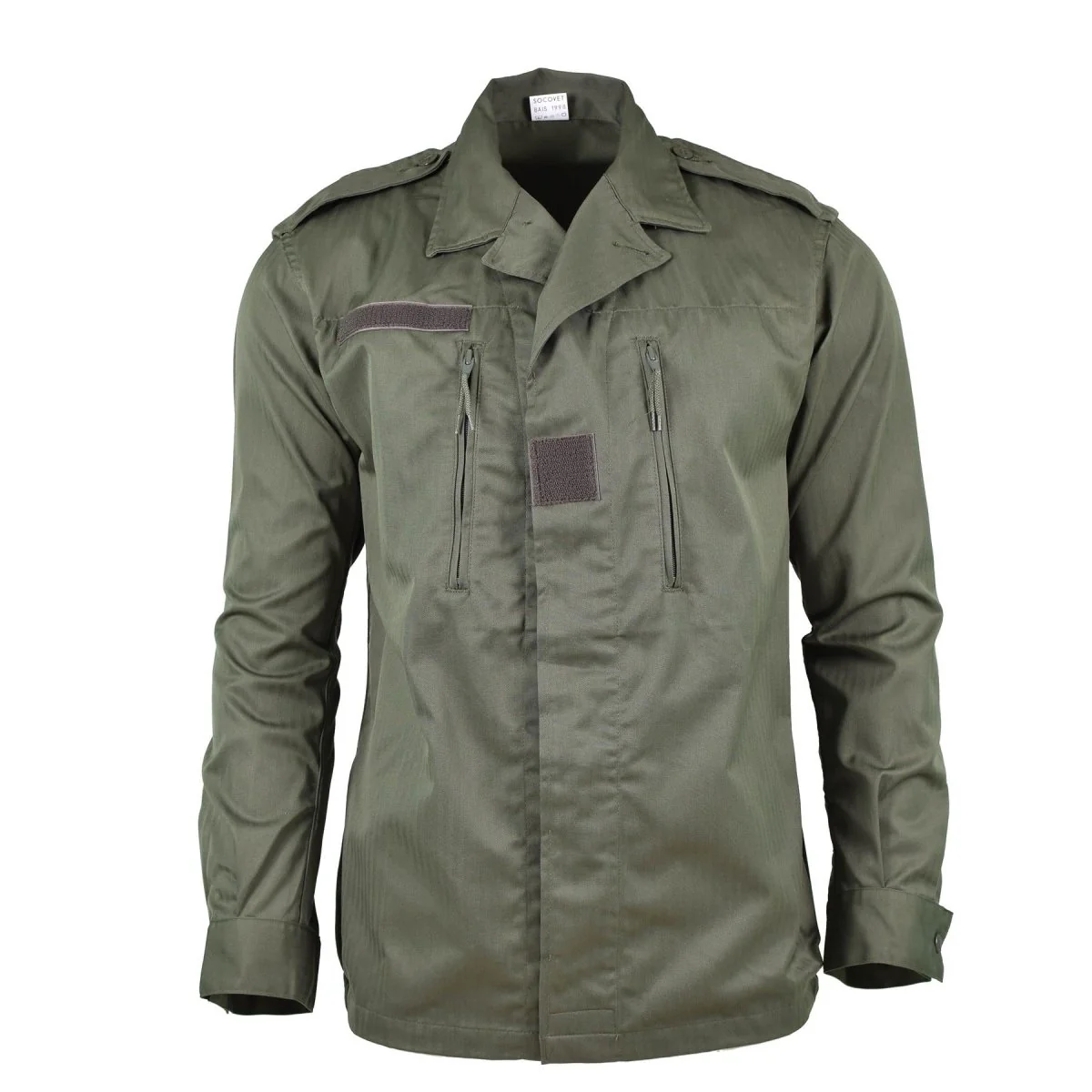Echt Frans leger F2 Combat Jacket Militair uitgifte Overschot Hirt Olive OD Nieuw