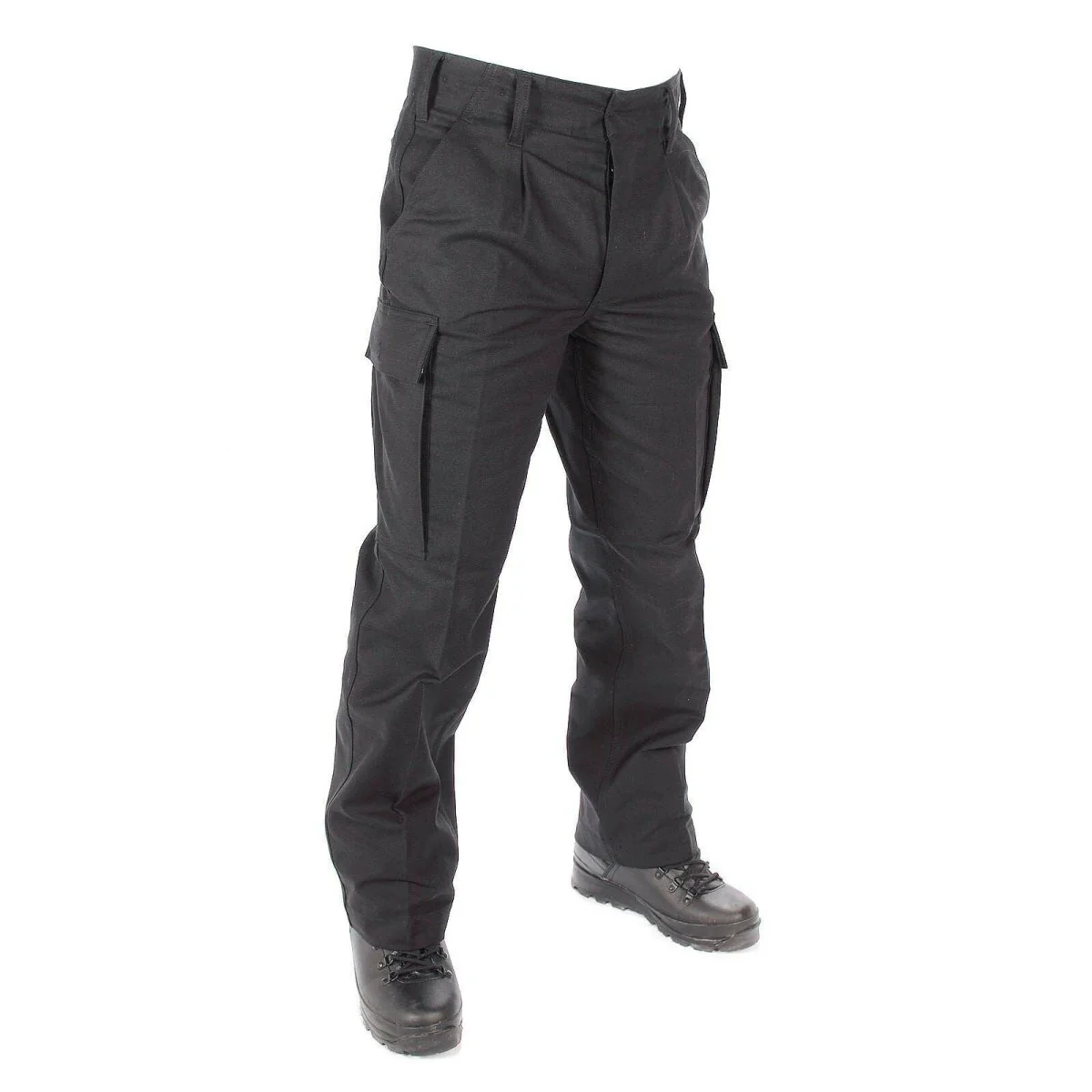 Echt Duitse leger kwestie Moleskin Pants Field Combat BW zwarte broek Nieuw