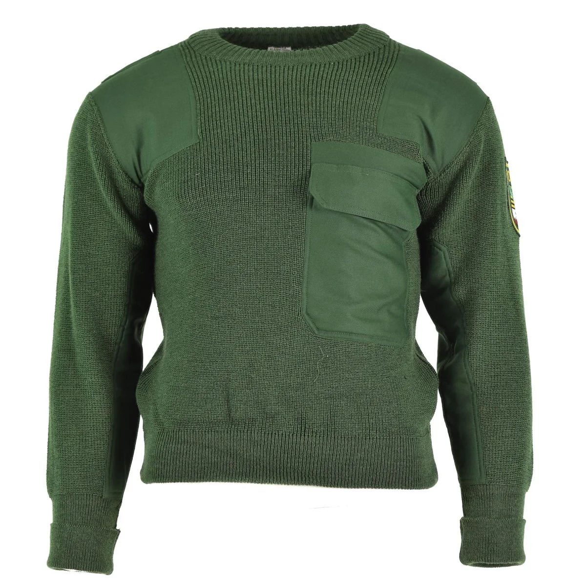 Echte Duitse legertroepen trui groene pullover militaire kwestie bdu jumper nieuw