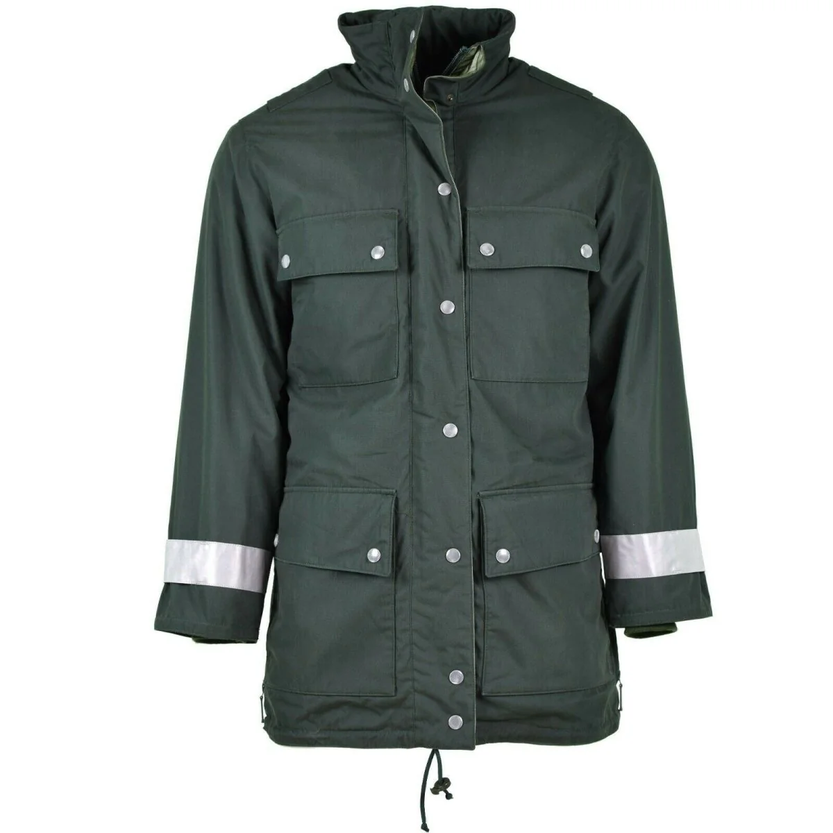 Echt Duitse politiejas Goretex Groene waterdichte BGS Parka Border Guard
