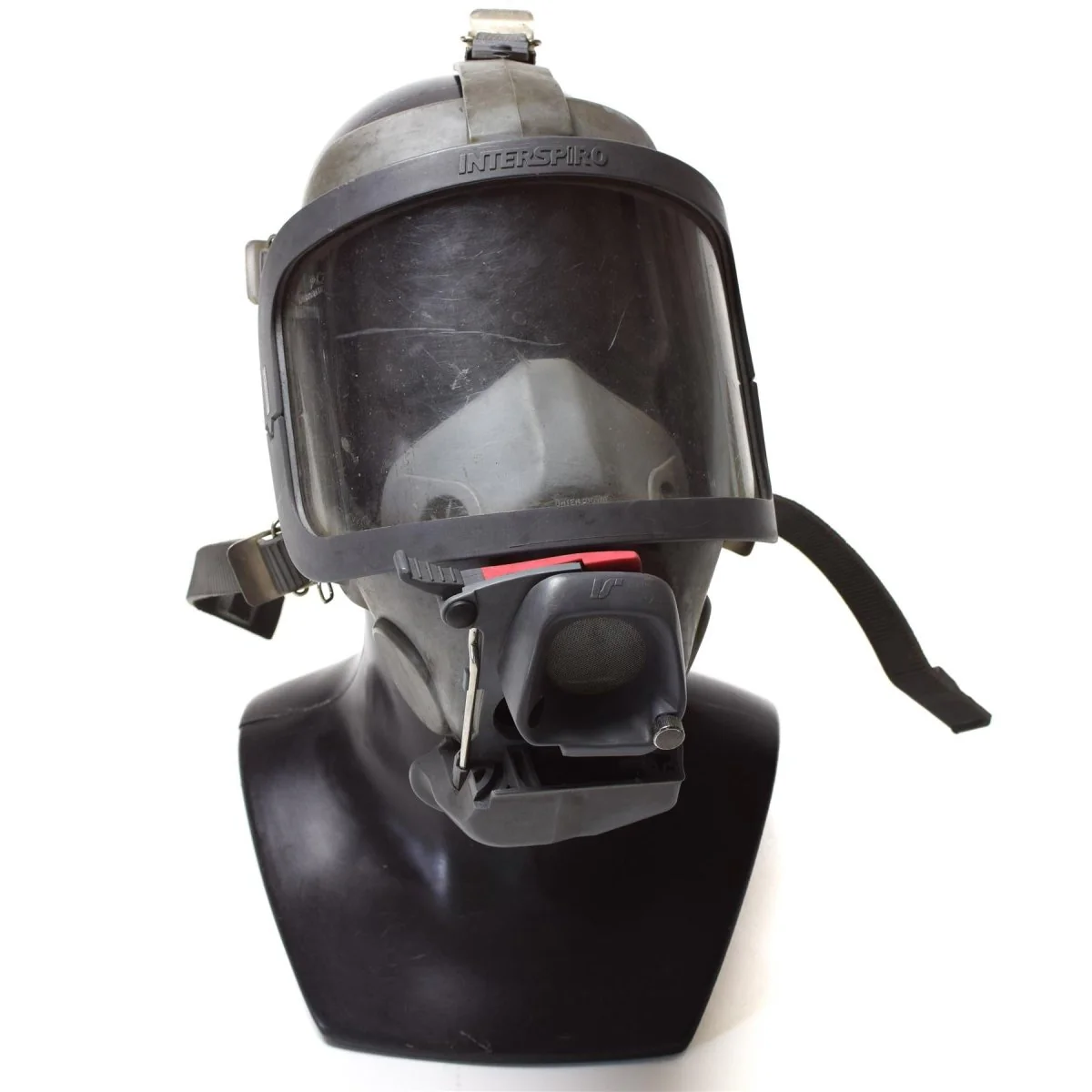 Echt interspiro merk gezichtsmasker brandweerman SCBA ademhalingsapparaatgasmasker