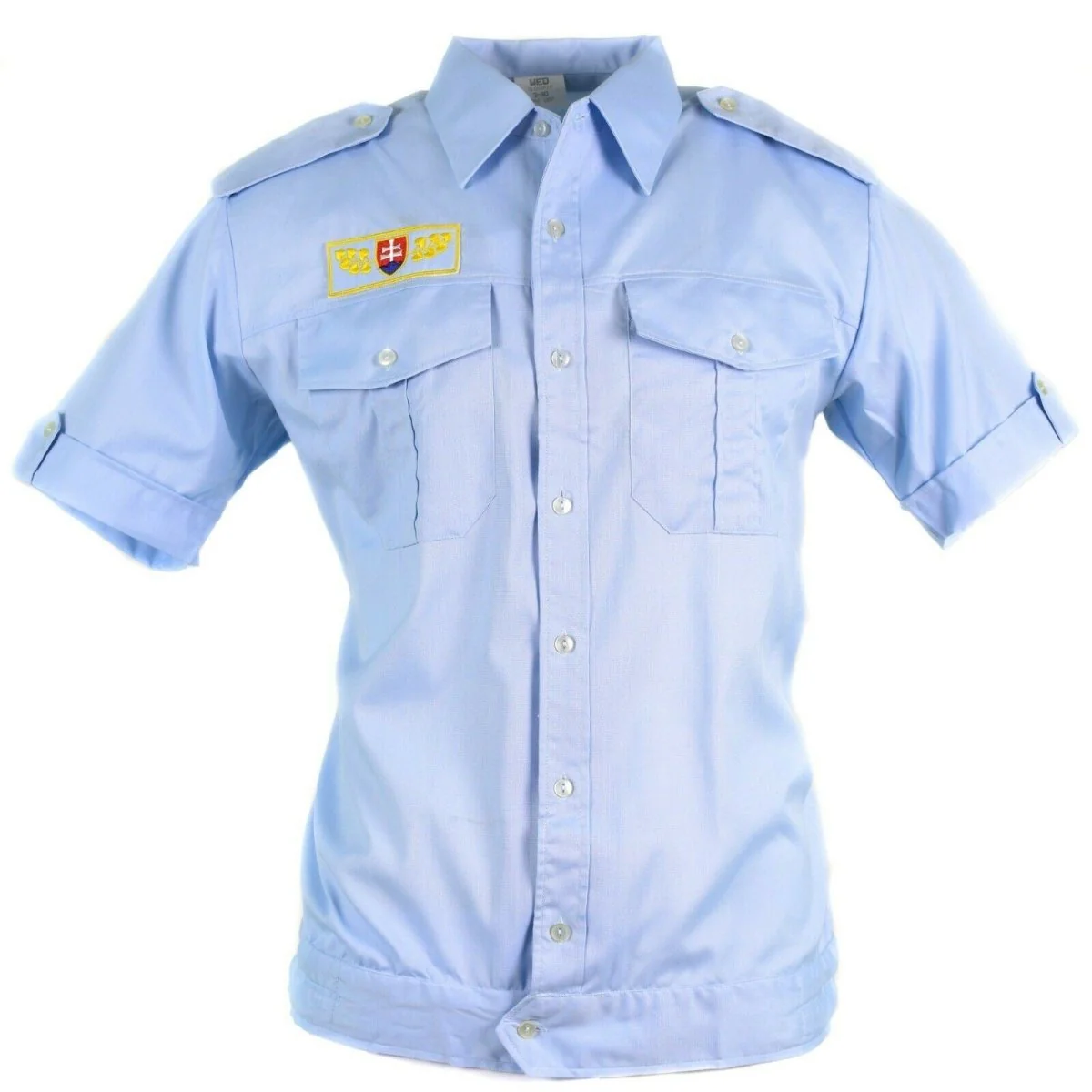 Echt Slowaakse legerhirt -shirt Militaire BDU Blue Short Mouwen Nieuw