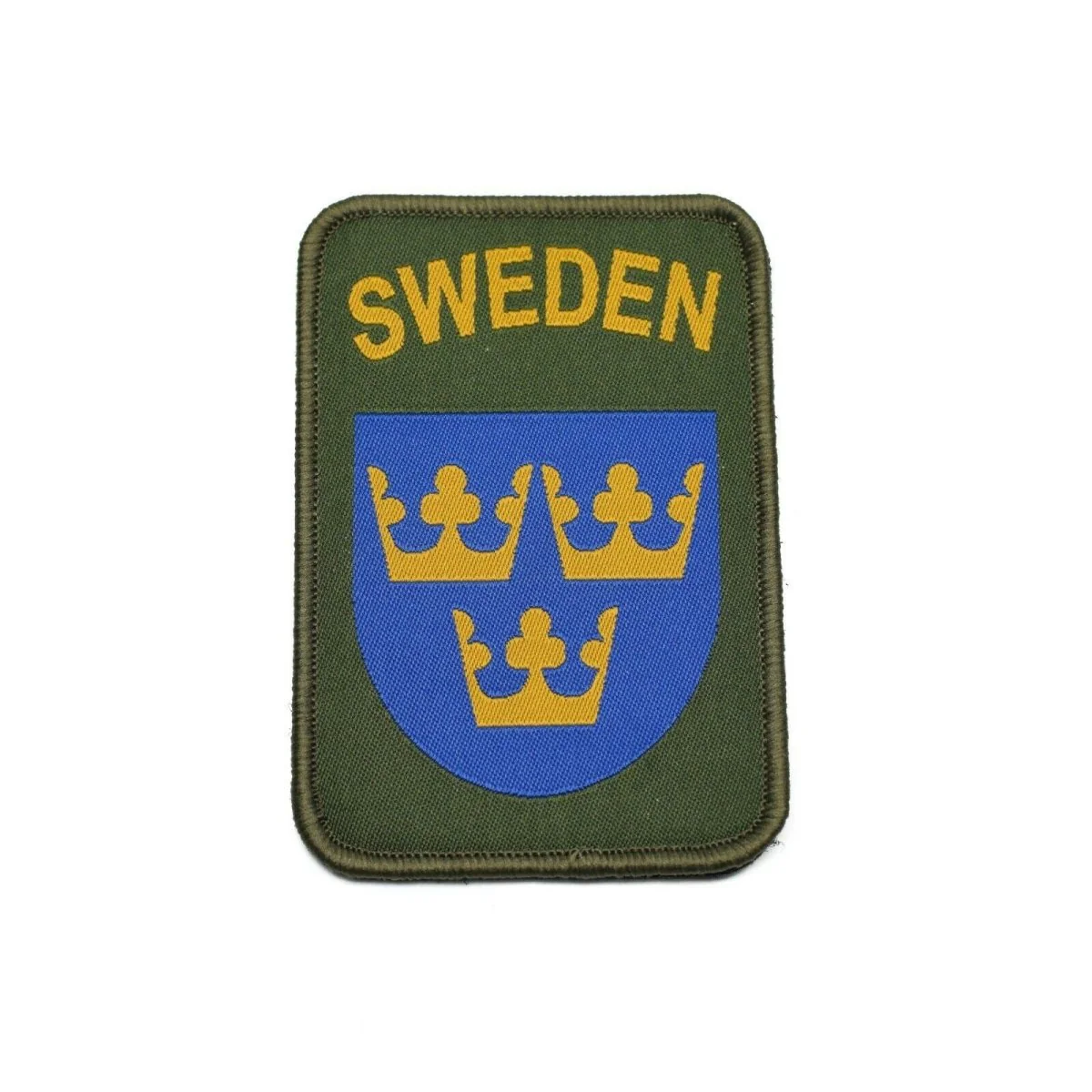 Echte Zweden Army Patch Clothing Loop en Hood Sweden Military Three Crowns