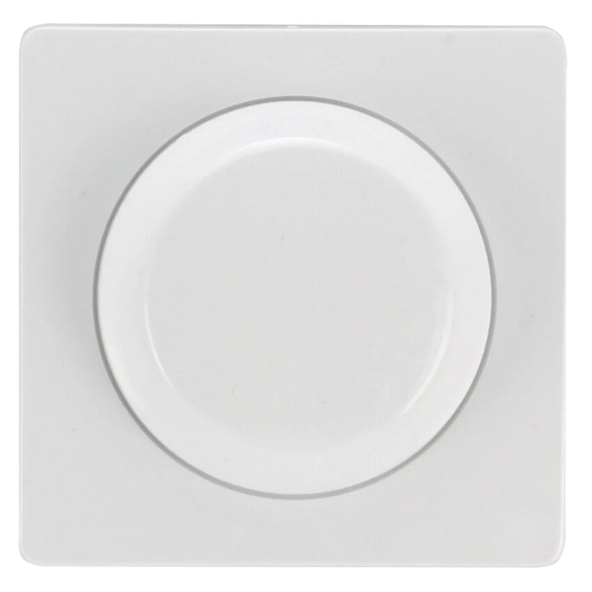 Gira draai/drukknop voor dimmer – Wit – System 55
