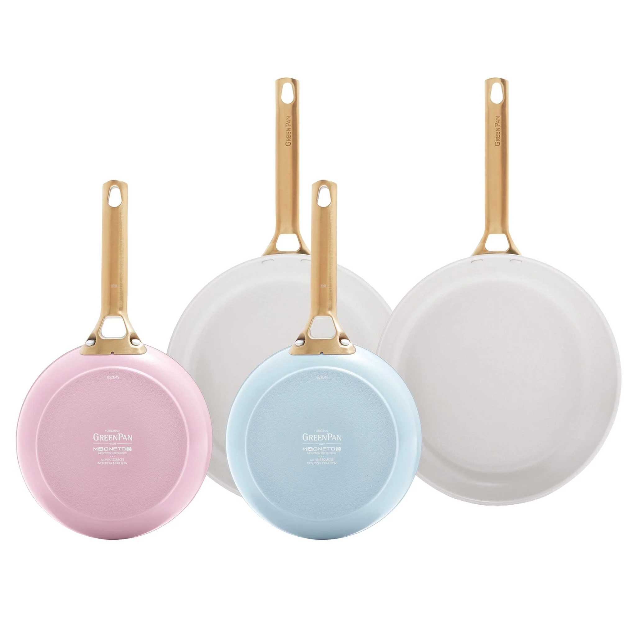 GreenPan – Padova Blush/Light Blue 4-piece Frying Pan Set 20/28 cm