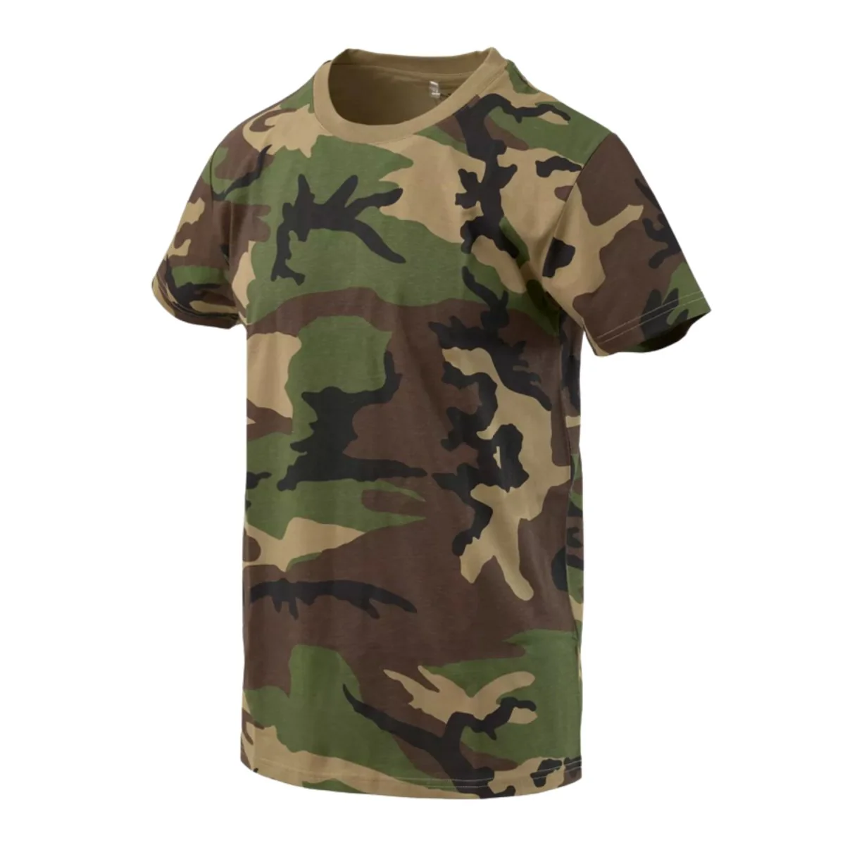Helikon-Tex Klassiek T-shirt met korte mouwen, ontspannen pasvorm, katoen, boscamouflage