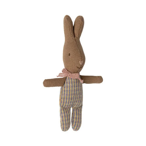 Maileg – Rabbit My – Roze-blauwe ruit.