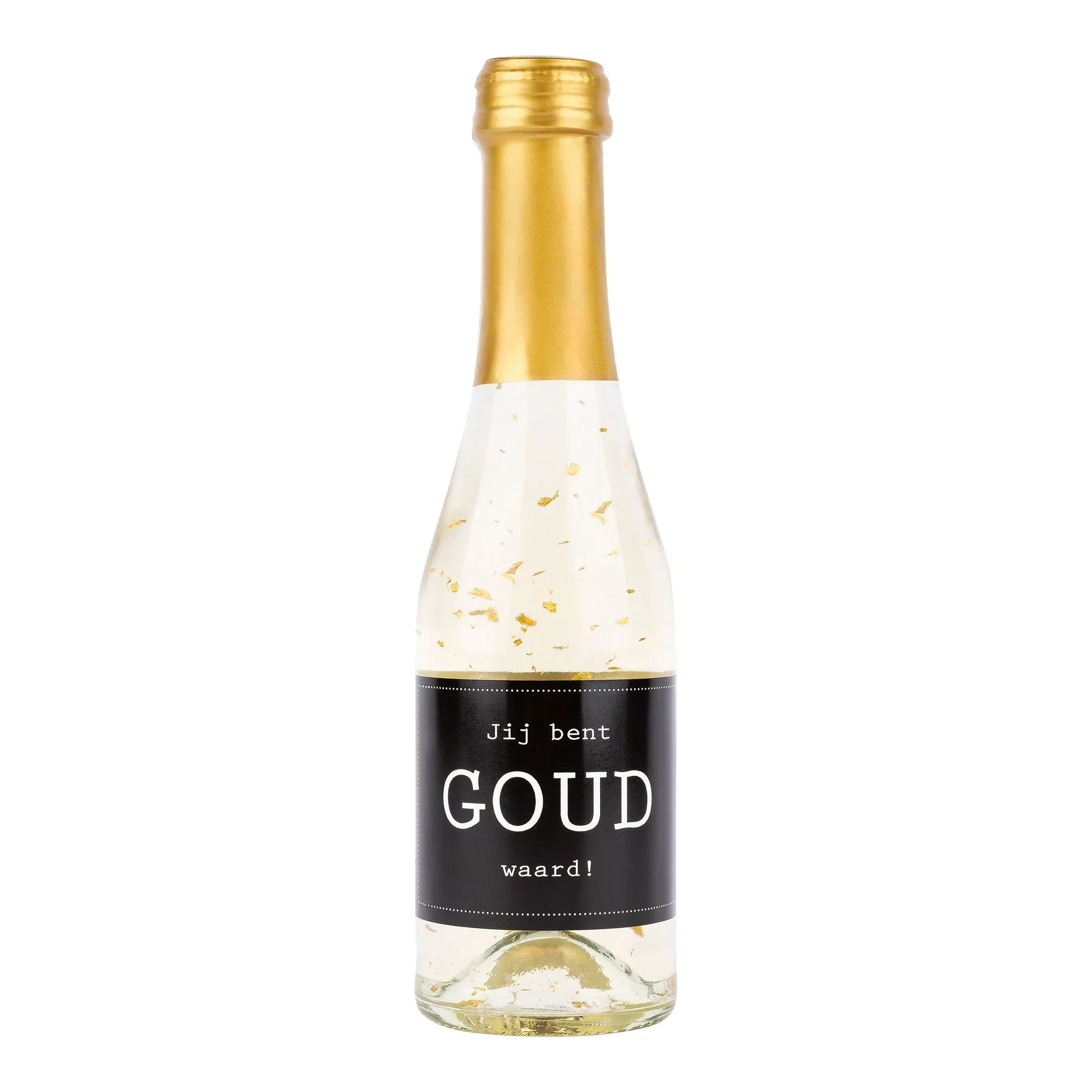 Flessenwerk | Secco Jij bent goud waard!