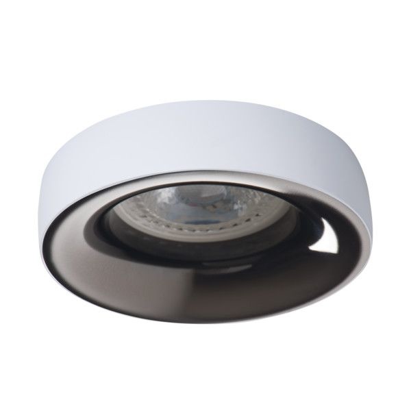LED inbouwspot – 1x GU10 – Zaagmaat 74mm – Buitenmaat 89mm – Zwart – Grijs
