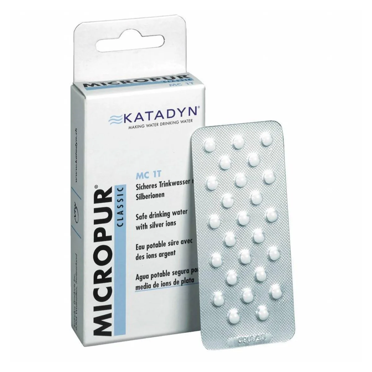 Katadyn Micropur Classic MC 1T Waterzuiveringstabletten 2×25 Langdurig gebruik
