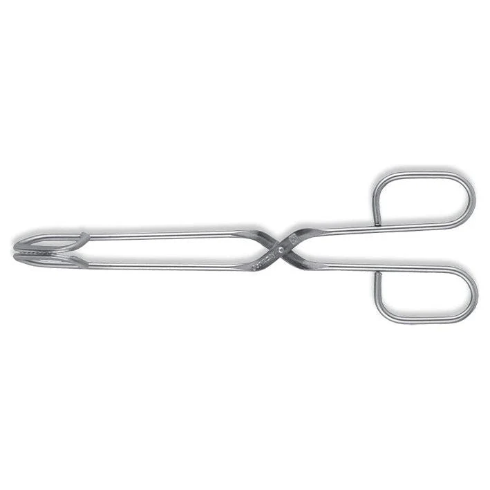 TRIANGLE roestvrijstalen BBQ – grill – keukentang schaarmodel lengte 24cm