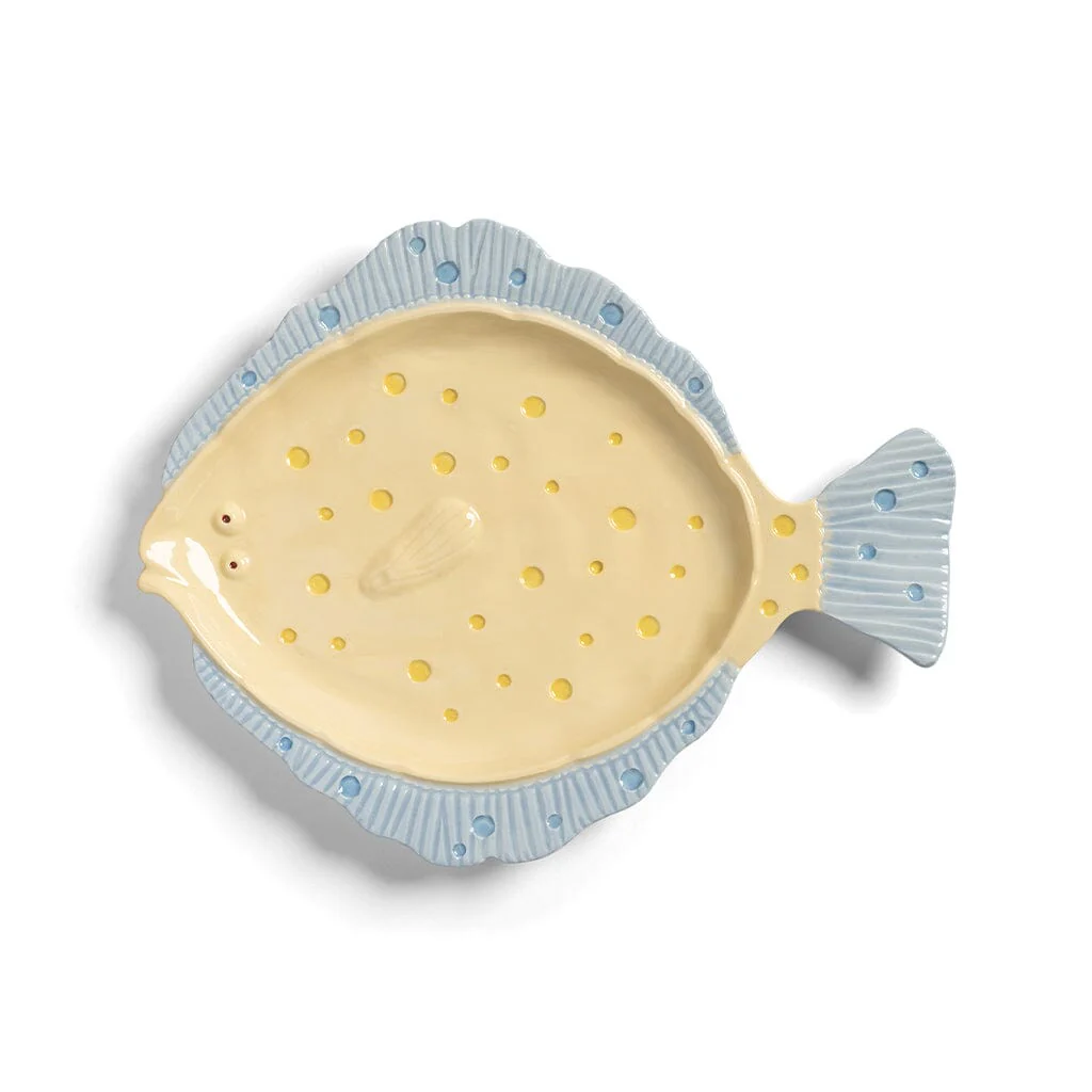 &Klevering – Plaice Plate – Butter Yellow