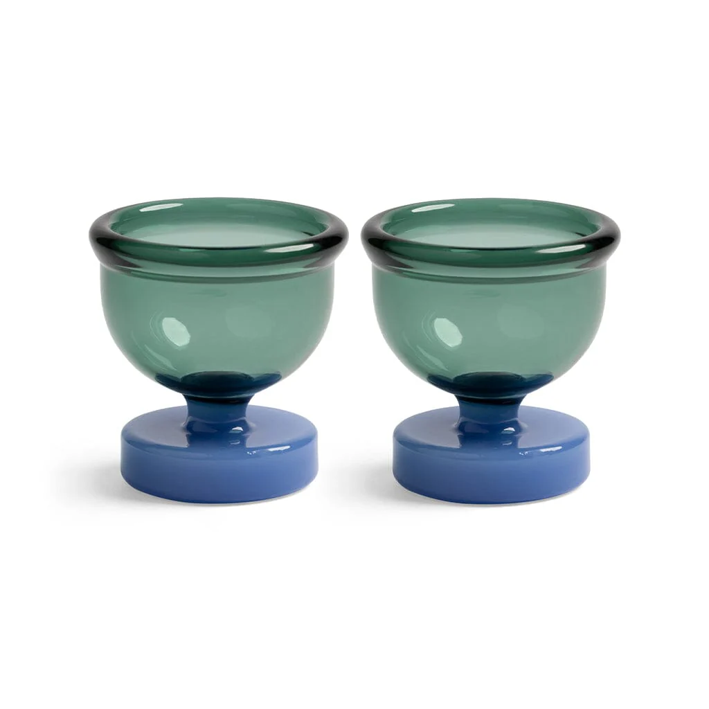 &Klevering – Canteen Egg Cups – Blue – Set of 2