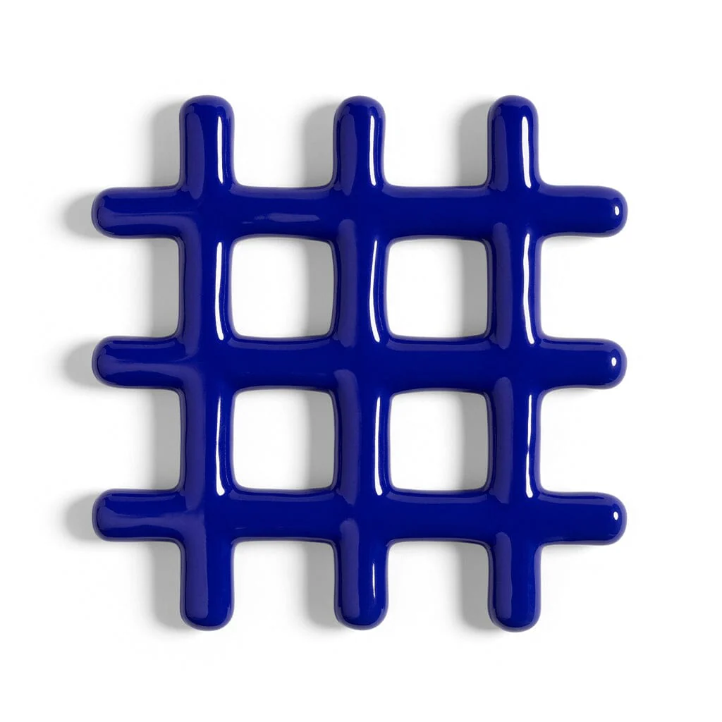 &Klevering – Coaster – Grid – Blue