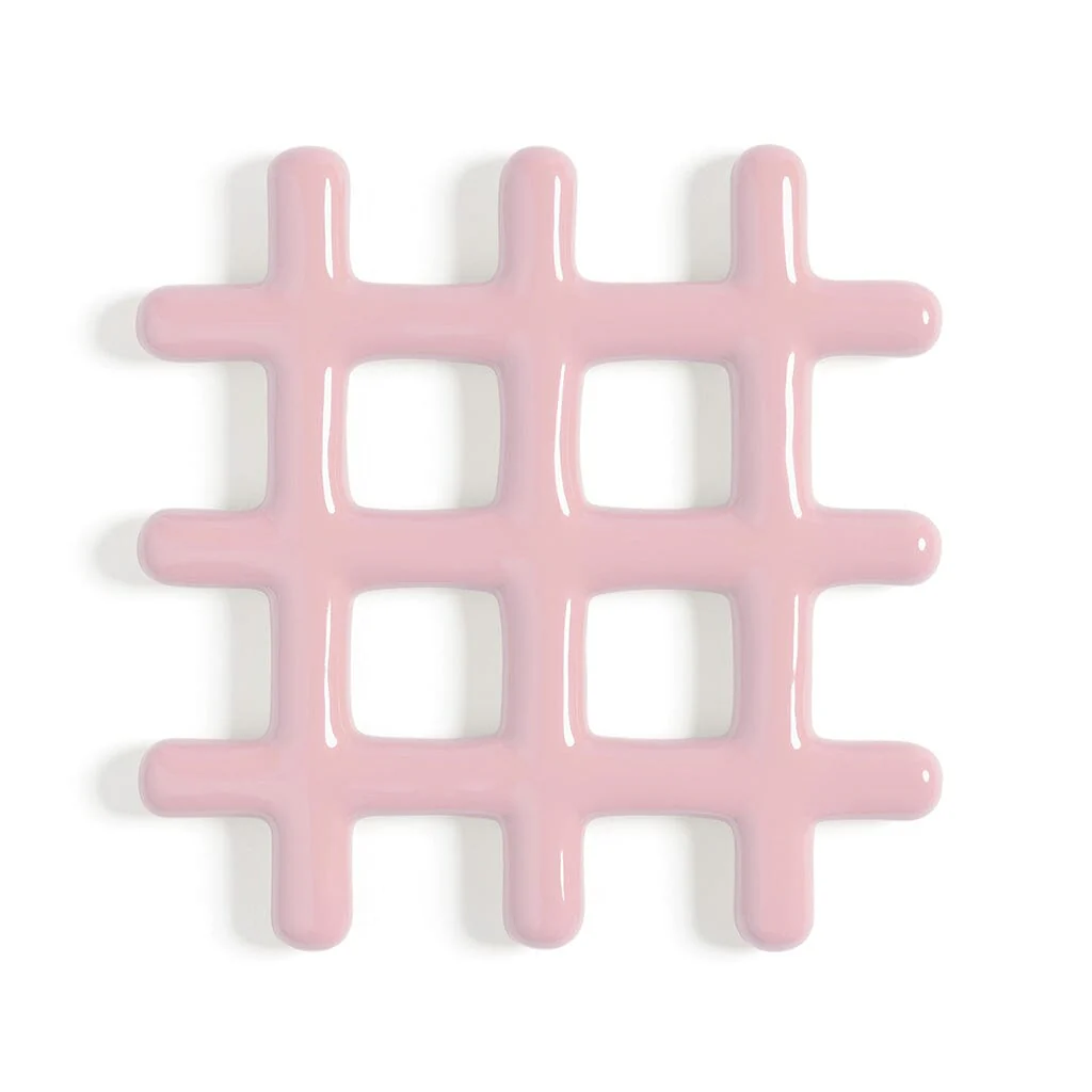 &Klevering – Coaster – Grid – Pink
