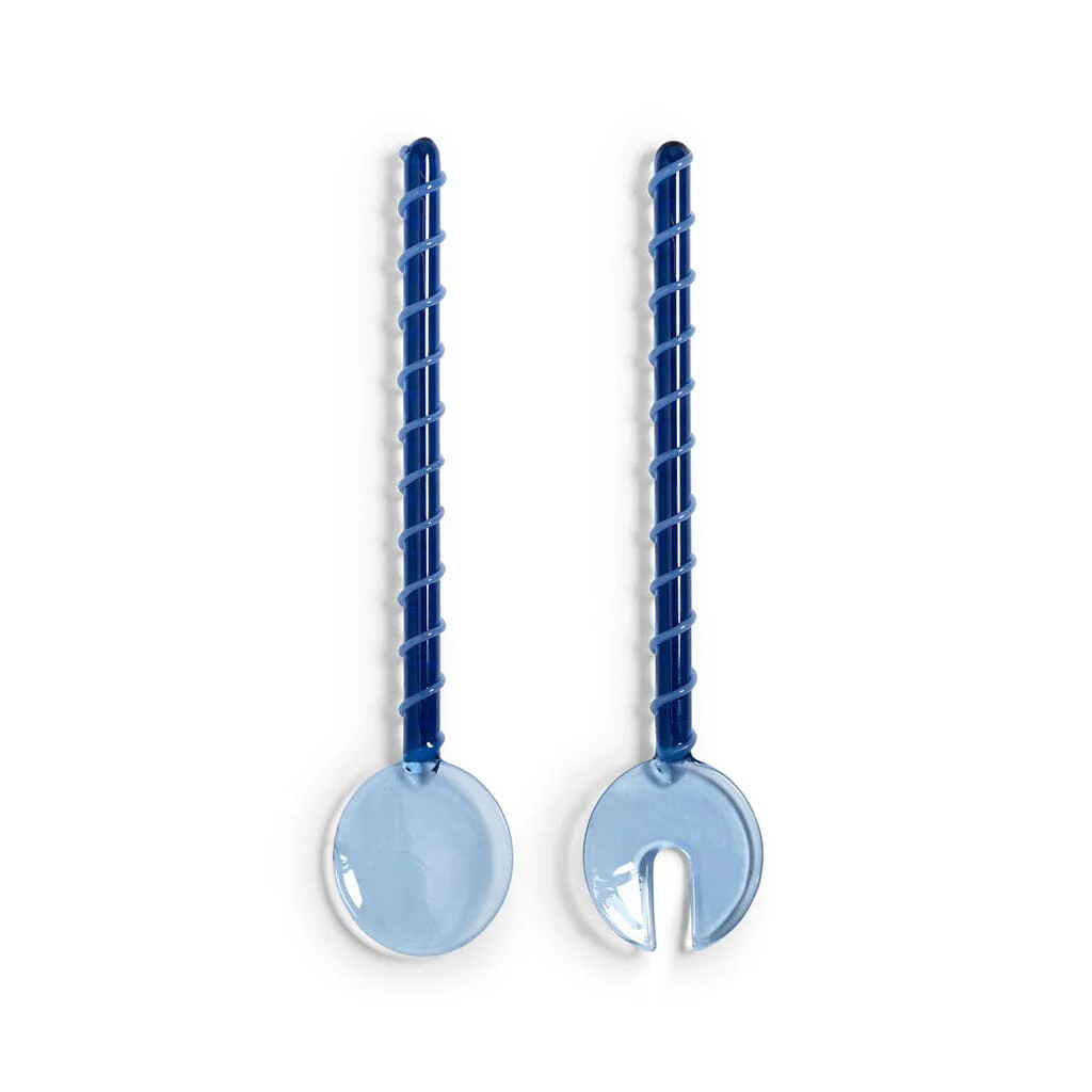 &Klevering – Salad cutlery sling blue