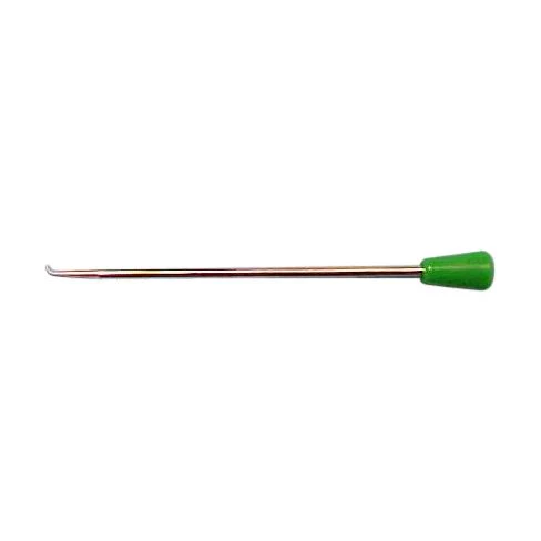 SOLEA 25 stuks roestvrijstalen kokkel- kreukel- slakken-naald met kunststof knop (WIT)