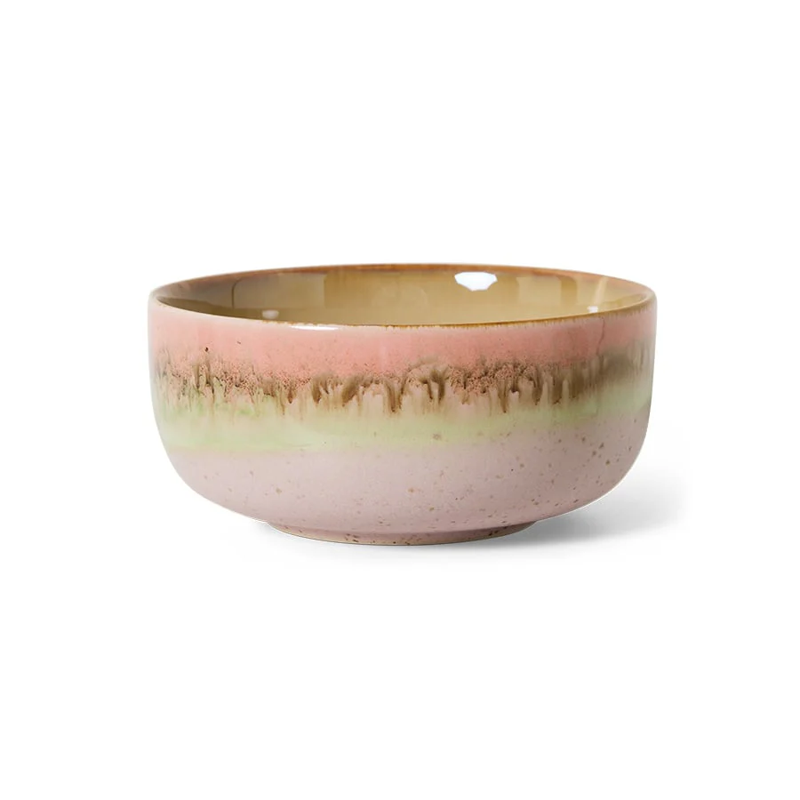 HK Living | 70’s servies dessertkom Glaze