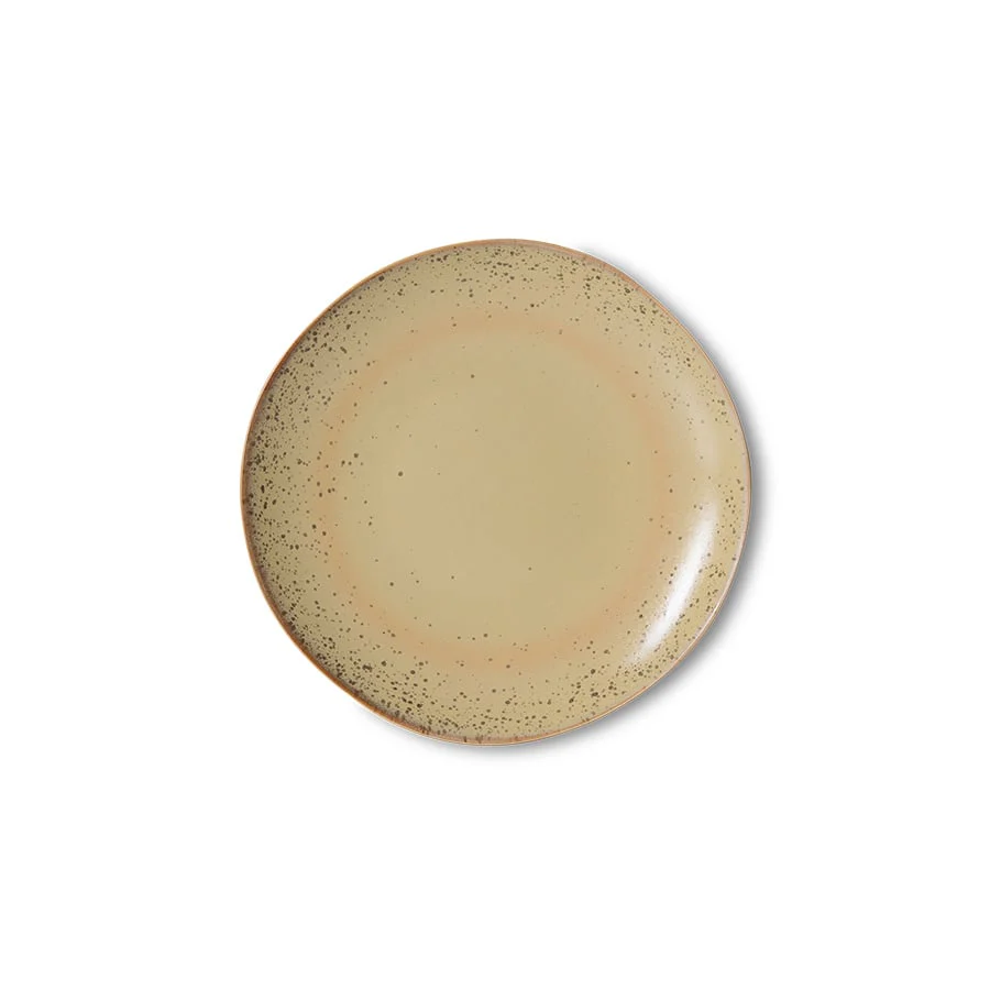 HK Living | 70’s servies dessertbord grit