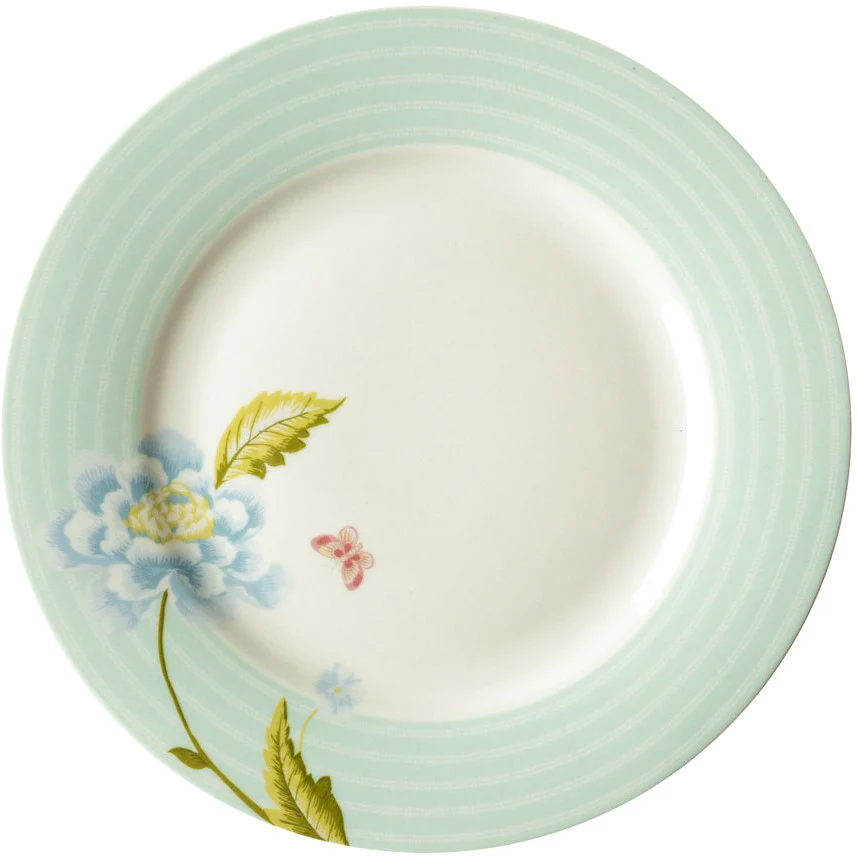 Laura Ashley Bord Plat 20 cm Mint Candy Stripe Laura Ashley Bord Plat 20 cm Mint Candy Stripe