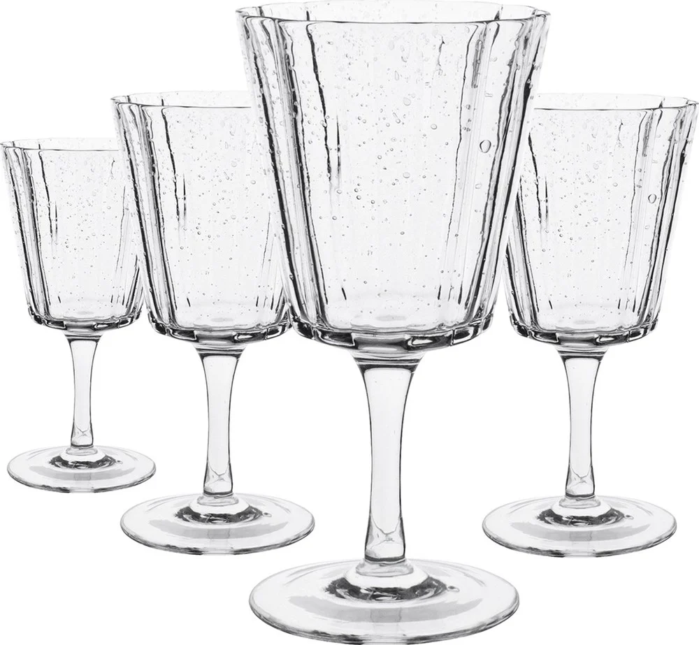 Laura Ashley Giftset 4 Wijnglazen Helder 27 cl.