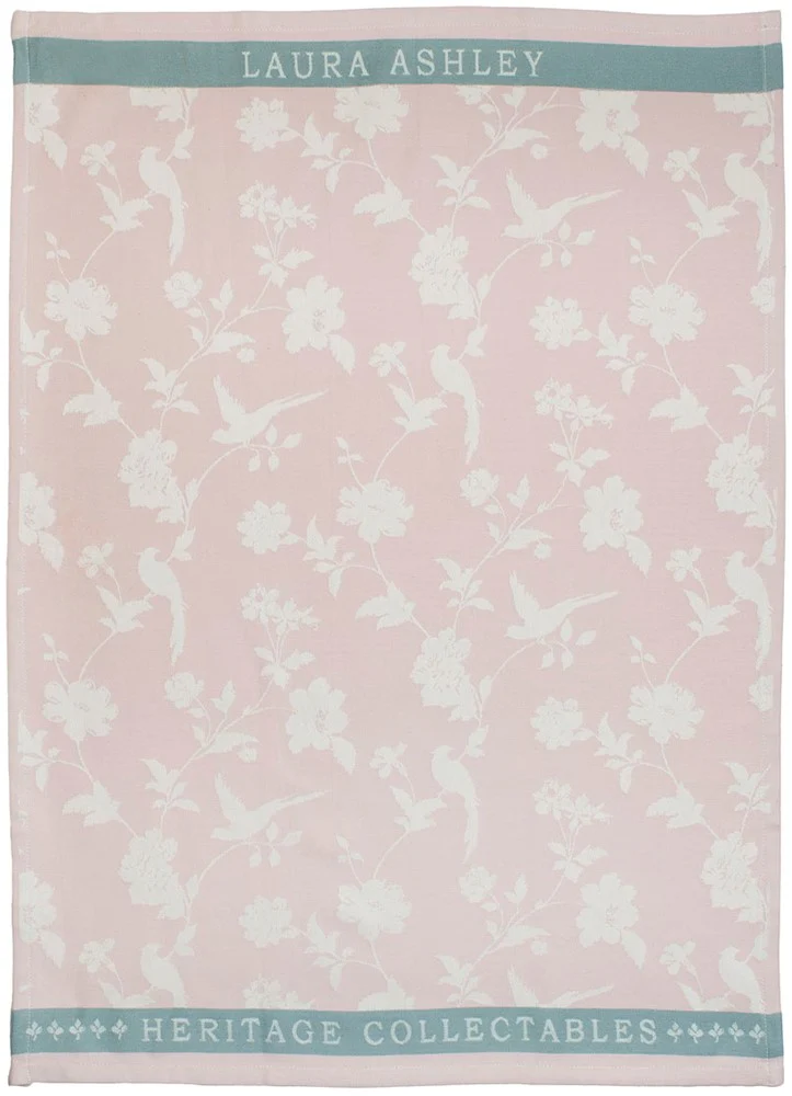 Laura Ashley Theedoek Blush Flowers