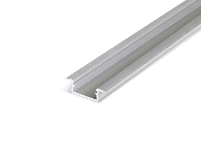 Aluminium U-profiel plat inbouw zilver – 1000*9*12mm