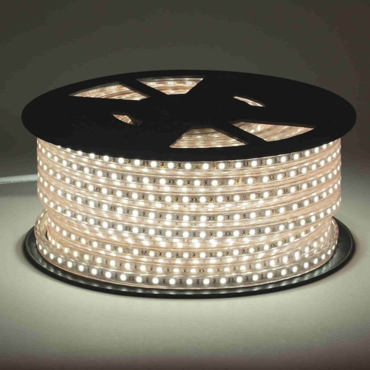 Bouwplaatsverlichting  LED Lichtslang V3 – 50 meter 4000K Helder wit licht – Plug and Play