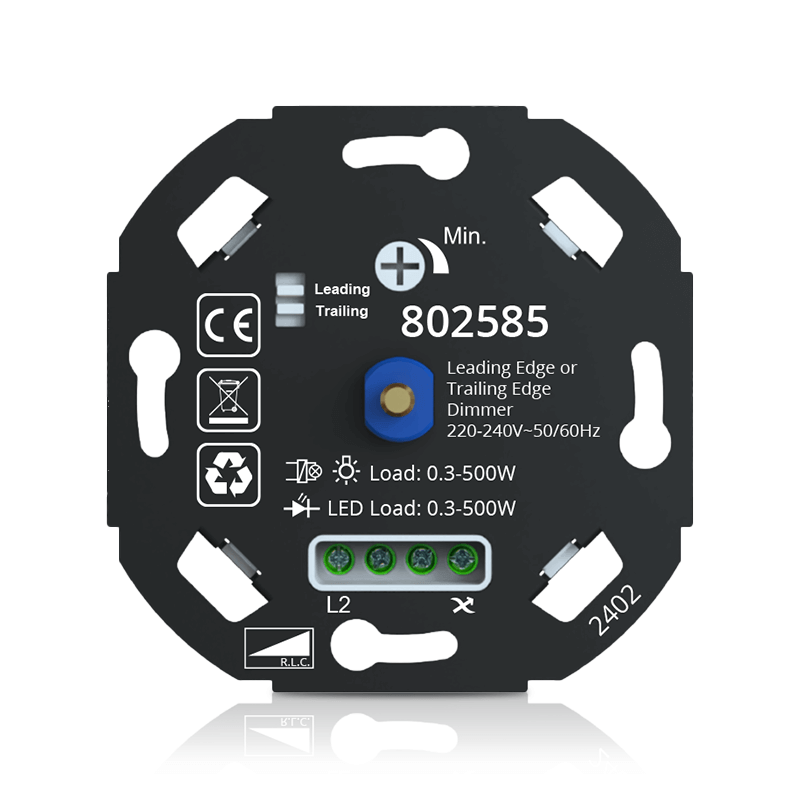 LED dimmer inbouw 0,3-500W – Universeel – Fase afsnijding