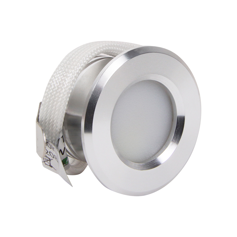 LED Inbouwspot IP44 – Mini 37MM  – Zilver – 1,5W  195LM – 827 Warm Wit | Zaagmaat 28mm – Triac Dimbaar | 230v