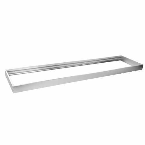 LED paneel opbouw aluminium – Zilver – 60x30cm frame systeem – 5cm hoog incl. schroeven
